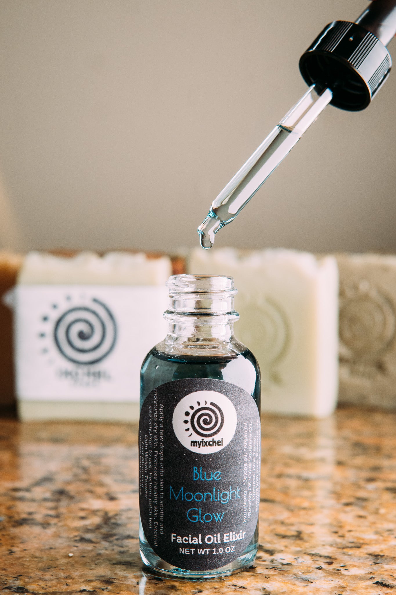 Blue Moonlight Glow Face Oil Elixir